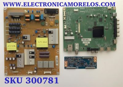 KIT DE TARJETAS PARA SMART TV VIZIO 4K / MAIN XHCB02K001 / 715G8320-M01-B00-004T / FUENTE PLTVGY423XAP7 / 715G8460-P01-000-002S / T-CON 5550T15C07 / 50T15-C03 / PANEL TPT500J1-HVN07.U REV:S500Y / DISPLAY T500HVN07.5 / MODELO D50F-E1 LTMW